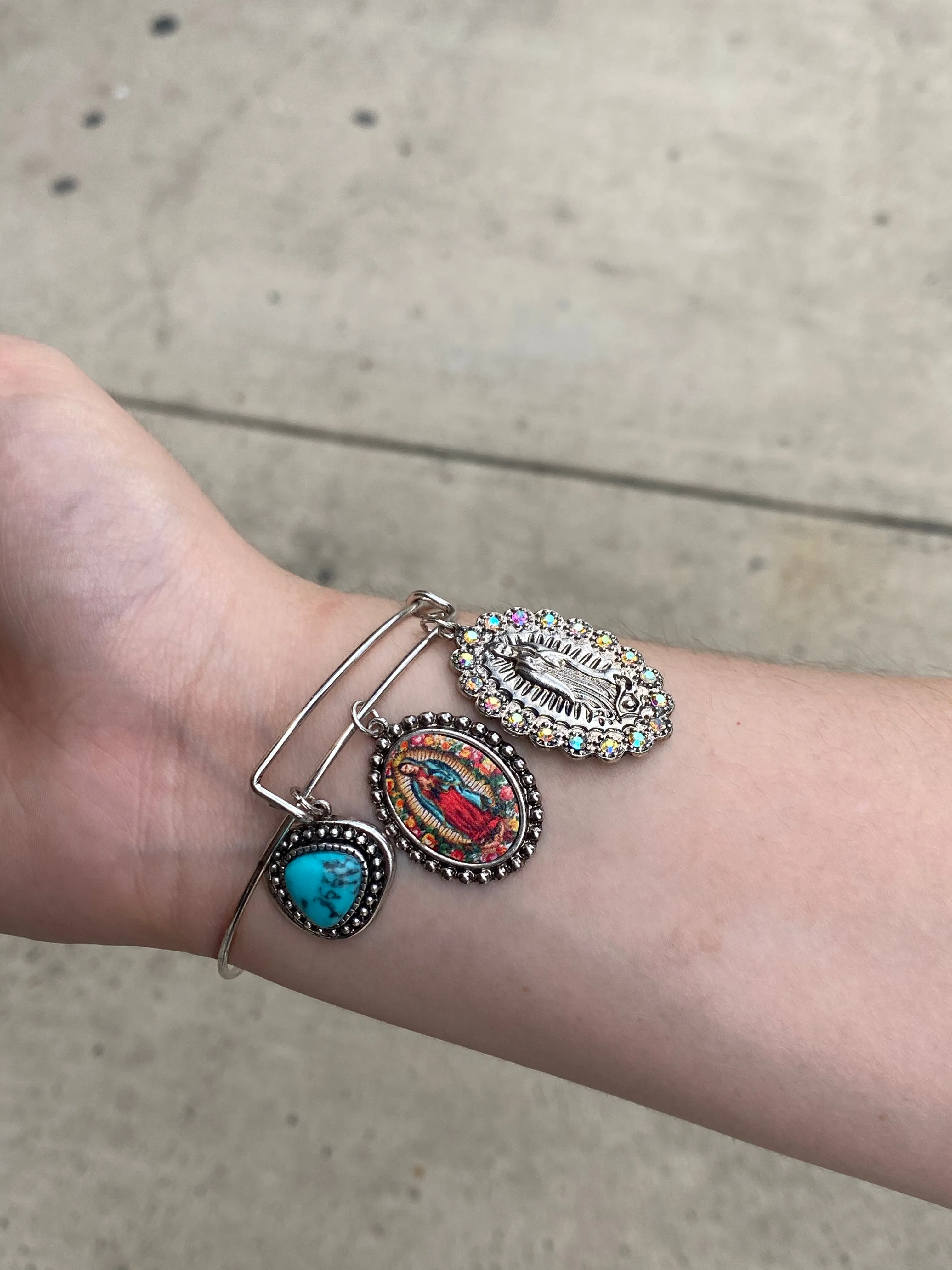 Virgen de Guadalupe Charm Bracelet