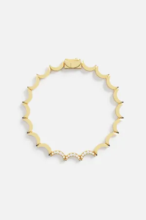 Wavy Gold Bracelet